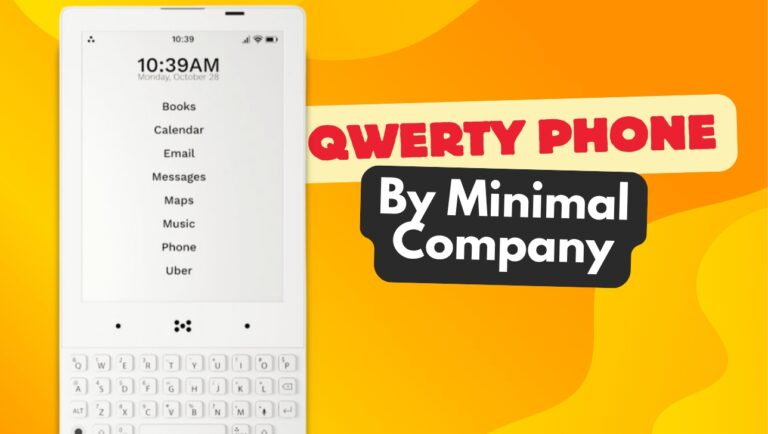 The Minimal E Ink QWERTY Phone